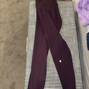 Lululemon Athletica Purple High-Waisted Leggings